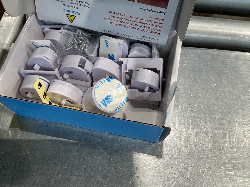 Photo 1 of 10 Pack Magnetic Cabinet Locks for Child Safety, Drawer Locks Baby Proofing, Magnetic Door Safety Locks for Cabinets and Drawers, Easy Installation No Tools Required (10 Pack and 2 Keys)