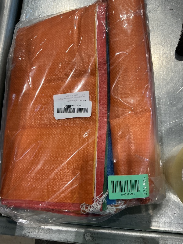 Photo 1 of 10Pcs Colorful Potato Sack Race Bags, Reusable Vegetable Storage Bags for Potato Tomato Onion Bean Storage