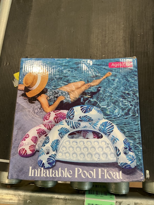 Photo 1 of [2025 New Upgraded] Pool Floats for Adult -Floating Lounge Chairs,Inflatable Pool Floats with Cup Holders 2 Repair Patch Suit for Swimming Pools, Beach, Pool Toys,Backyard Party,Lakes?2 Packs