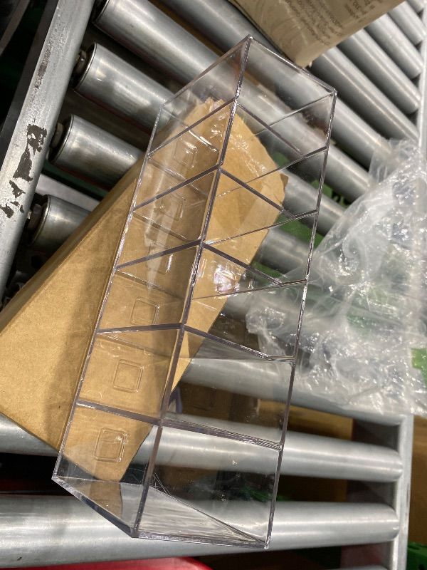 Photo 1 of *USED*
AVMDOM Drink Packet Organizer, Magnetic Water Packet Holder with Removable Divider & 6 Compartment, Clear Acrylic Water Flavor Packet Organization Container for Kitchen Bins Cabinets Organizer