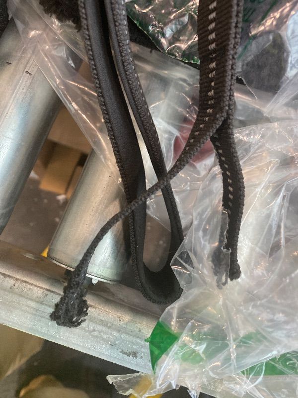 Photo 1 of ***MAJOR DAMAGE*** Heavy Duty Dog Leash, 4-6FT Shock Absorbing Dog Leashes with Traffic Handle and Comfortable Padded Handles, Advanced Easy Metal Clip, No Pull Reflective Leash for Medium Large Dogs That Pull (Black)