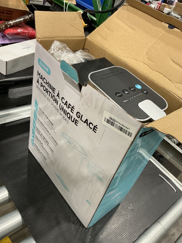 Photo 1 of *Untested*
Tastyle Single Serve Coffee Maker with Built-in Detachable Milk Frother, Iced and Hot Coffee Machine for K Cup & Grounds, 40oz Removable Water Reservoir, 6 Cup Sizes, Fits 7.3" Travel Mug, Black