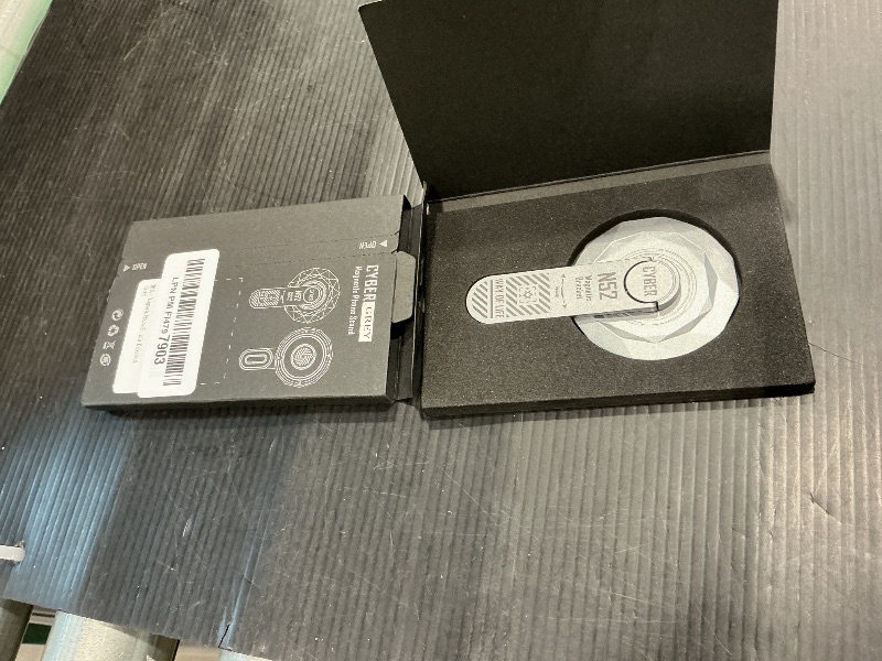 Photo 1 of [2025 New] Magnetic Kickstand for MagSafe & PopSocket Grip, Aluminium Alloy Ultra Light & Ultra Thin, Rotation Angle Adjustment for iPhone 17/16/15/14/13/12 Series (Gray)