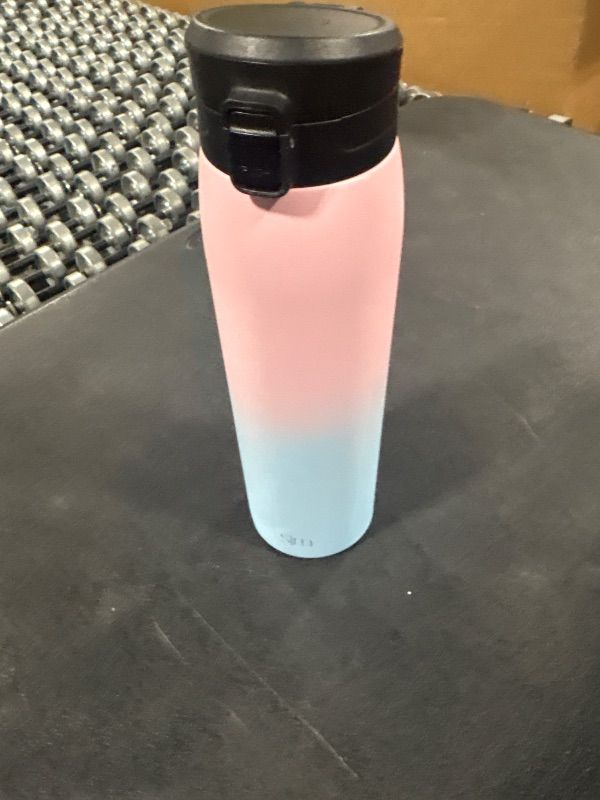 Photo 1 of **DIFFERENT COLOR**
Simple Modern Mesa Loop Water Bottle with Covered Straw and Handle | 30oz Cup Holder Friendly Insulated Stainless Steel Bottles for Travel, Sports and School | Pink Champagne