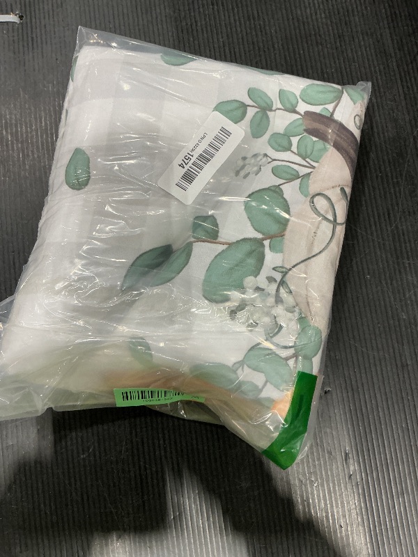 Photo 1 of **MINOR DAMAGE**
Horaldaily Fall Tablecloth 60x140 Inch Rectangular, Thanksgiving Autumn Harvest Orange Pumpkin Buffalo Plaid Table Cover for Party Picnic Dinner Decor