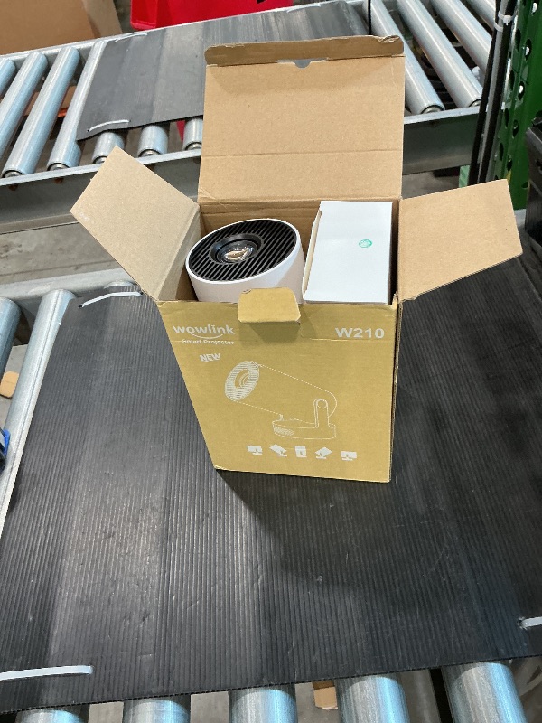 Photo 1 of [Built-in Apps & 2025 Upgraded] Mini Projector with WiFi 6 and Bluetooth 5.4 Support 4K 1080P Auto Keystone 180° Rotatable Projector Portable Compatibile with HDMI/TV Stick/Memory Stick/Laptop, White