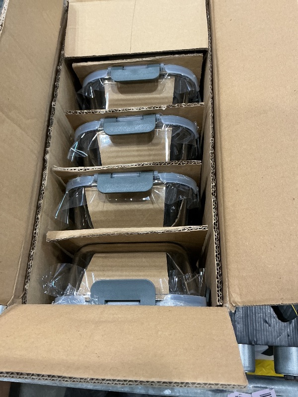 Photo 1 of [10-Pack] Glass Meal Prep Containers with Lids, MCIRCO Food Storage Containers with Snap Locking Lids, Airtight Lunch Containers, Microwave, Oven, Freezer and Dishwasher
