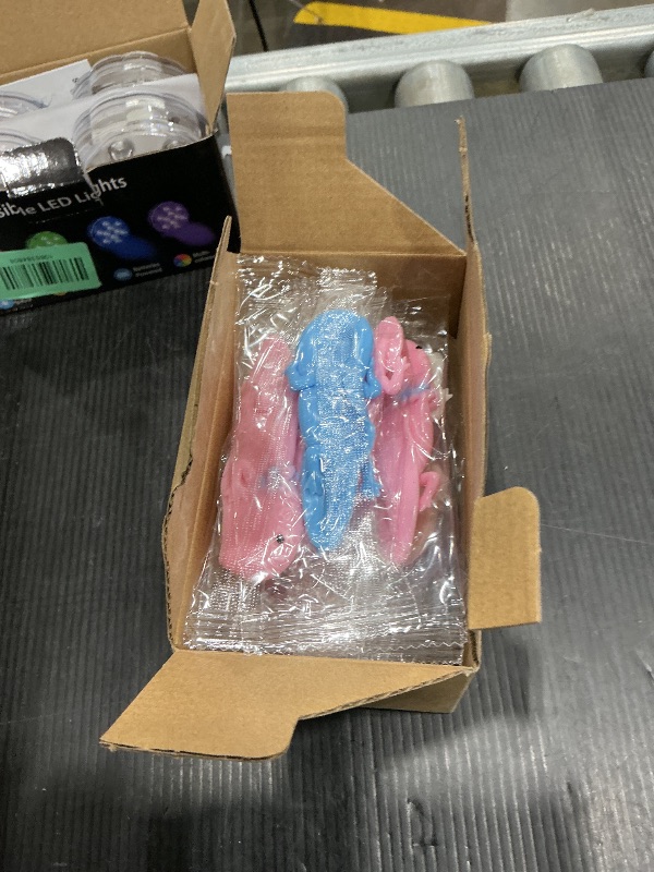 Photo 1 of **MISISNG PCS UNKNOWN**HyDren 28 Pcs Rubber Axolotl Slingshot Sensory Fidget Toy Axolotl Party Favors Party Supplies Stress Relief Toys for School Classroom Exchange Prizes Amphibiously Christmas Gifts Decorations