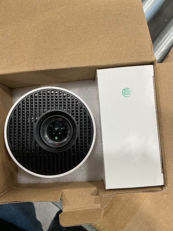 Photo 1 of [Built-in Apps & 2025 Upgraded] Mini Projector with WiFi 6 and Bluetooth 5.4 Support 4K 1080P Auto Keystone 180° Rotatable Projector Portable Compatibile with HDMI/TV Stick/Memory Stick/Laptop, White