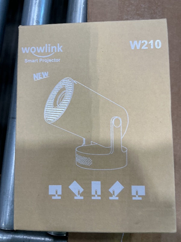 Photo 1 of [Built-in Apps & 2025 Upgraded] Mini Projector with WiFi 6 and Bluetooth 5.4 Support 4K 1080P Auto Keystone 180° Rotatable Projector Portable Compatibile with HDMI/TV Stick/Memory Stick/Laptop, White