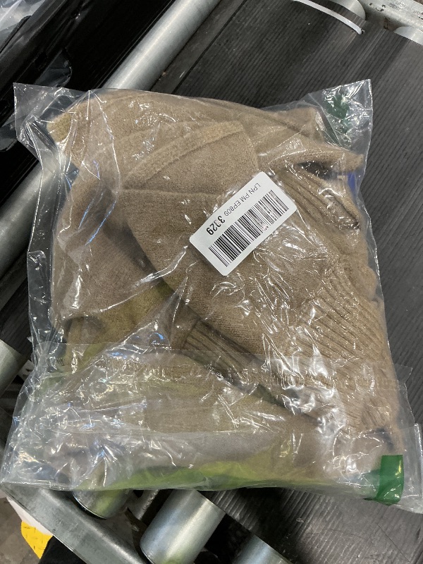 Photo 1 of **MINOR DAMAGE**
chouyatou Women's Fall Ribbed V-Neck Vintage Cardigan Sweater Toggle Button Down Peplum Tops Jacket (Small, Khaki)