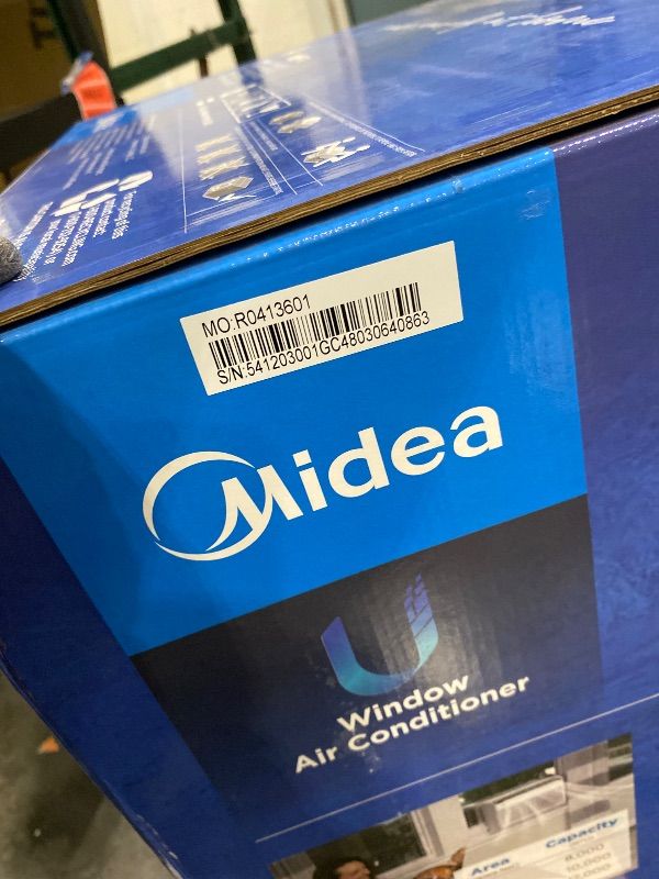 Photo 1 of *Factory Sealed*
Midea 8,000 BTU U Shaped Smart Inverter Window Air Conditioner - Cools 350 Sq Ft, Ultra Quiet with Open Window Flexibility - Alexa/Google Assistant Compatible - 37% Energy Savings, Remote (Updated)