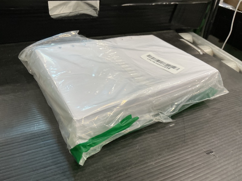 Photo 1 of (5-Pack) A5 Blank Paper, Refills for Filofax Planner, Organizer, Binders, 6 Hole Punched, Total 500 Sheets/1000 Pages, 100gsm, White, 5.8 x 8.2 Inch, 6 Hole Filler Paper