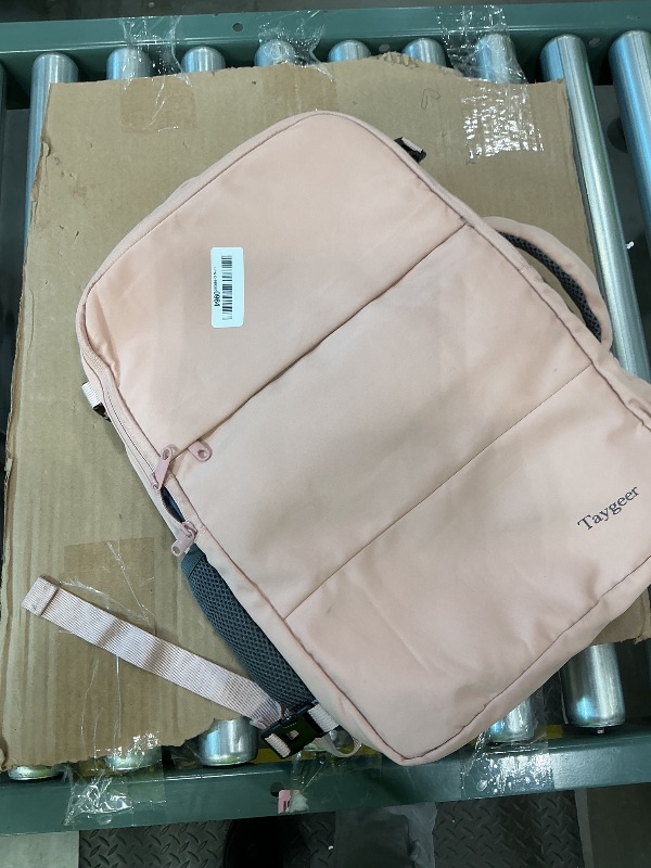 Photo 1 of *Minor Damage*
Taygeer Travel Backpack for Women, Carry On Backpack with USB Charging Port & Shoe Pouch, TSA 15.6inch Laptop Mochila Flight Approved, Nurse Bag Casual Daypack for Weekender Business Hiking, Pink