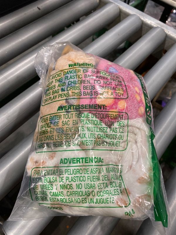 Photo 1 of 1 Pack 3 Blankets Fluffy Premium Fleece Soft Pet Blanket Flannel Throw for Cat Dog Puppy (Small 23x16'', Paw-White/Pink/Brown)