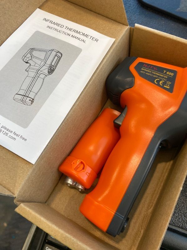 Photo 1 of *Untested*
Upgrade 2023 Laser Infrared Thermometer Non-Contact Digital Temperature Gun, -58??1112?(-50??600?) IR Thermometer for Industrial, Kitchen Cooking, Automotive, HVAC (Not for Human Body Temp)