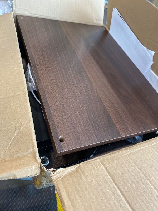 Photo 1 of **UNTESTED**
OUTON Floor Lamp with Table, End Table with Lamp Attached for Bedroom, Type C Charging Port, AC Outlet, Side Table with Lamp for Living Room, Nightstand with Remote Control, Dimmer & 4 Color