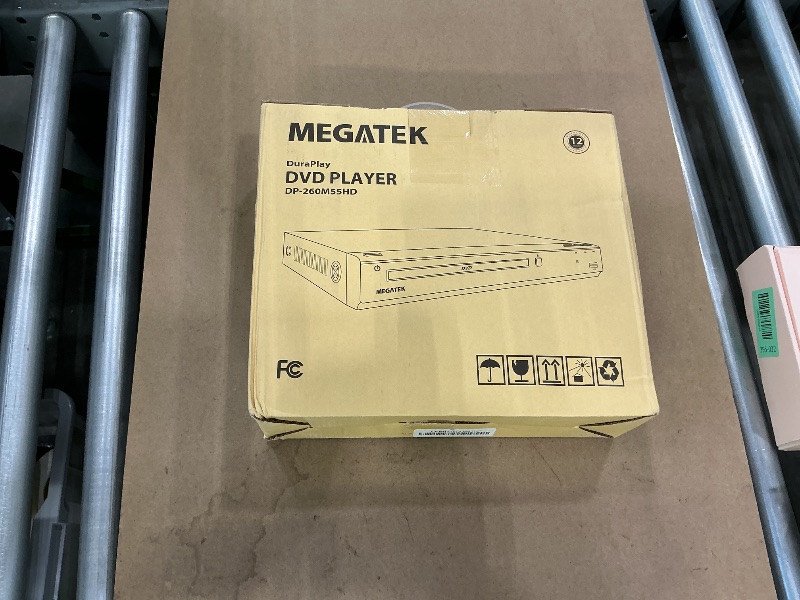 Photo 1 of **UNTESTED**
MEGATEK Region-Free HDMI DVD Player for TV, Compact CD/DVD Player for Smart TV, USB Port, Plays All Region DVDs & Multi Formats, Metal Housing, HDMI/RCA Cables & Remote Included