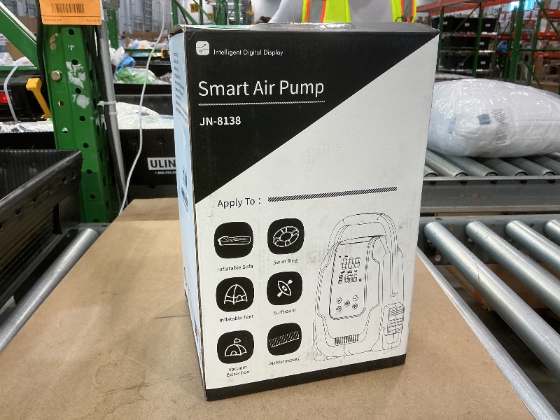 Photo 1 of **MINOR DAMAGE - USED**
Komobe Electric Paddle Board Pump, 50PSI High Pressure Portable SUP Air Pump with Auto-Off and Deflation Function, 12V DC Car Connector for Stand Up Paddle Boards, Car Tires, Boats, Kayaks