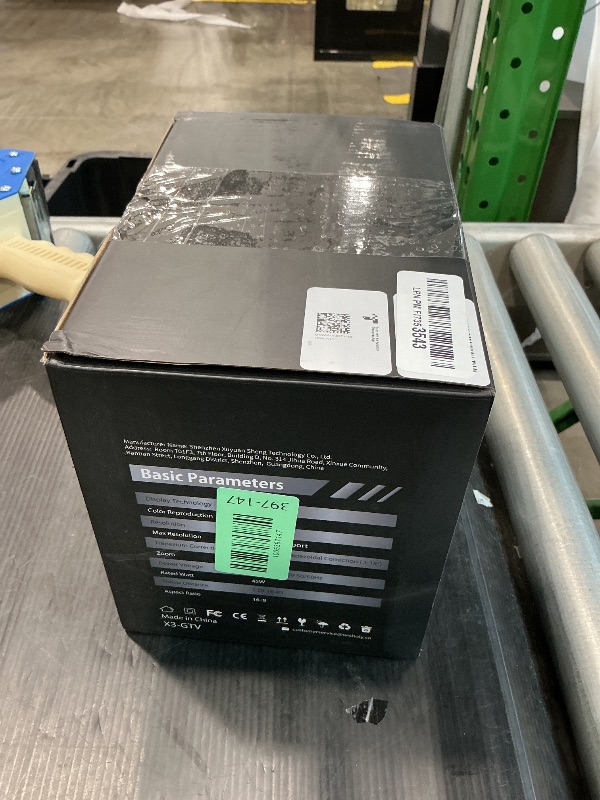 Photo 1 of [ Built-in Google TV & Voice Control] WISHOLY Mini Projector with WiFi and Bluetooth, Built-in Streaming Apps, Portable Movie Projector 4K with 180° Rotatable for Outdoor, Home Theater, Movie Night