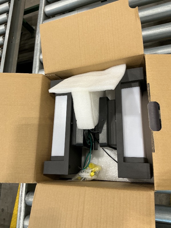 Photo 1 of *Missing items/Missing installment and screws, check clerk comments* XMCOSY+ Outdoor Wall Lights, 2100LM Smart LED Porch Lights Outdoor, RGBCW Exterior Lighting Sconce, Wi-Fi Control, Compatible with Alexa, IP65 Waterproof, 2 Pack