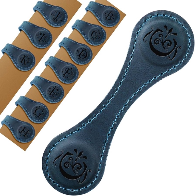 View 1 of **ONLY 1**
XANGNIER Magnetic Leather Bookmarks with Initial,26 Letter Personalized Custom Book Marks,Magnet Bookmark Clip Gift for Book Lovers Readers Men Women Teachers Students,Cool Reading Accessories(C)