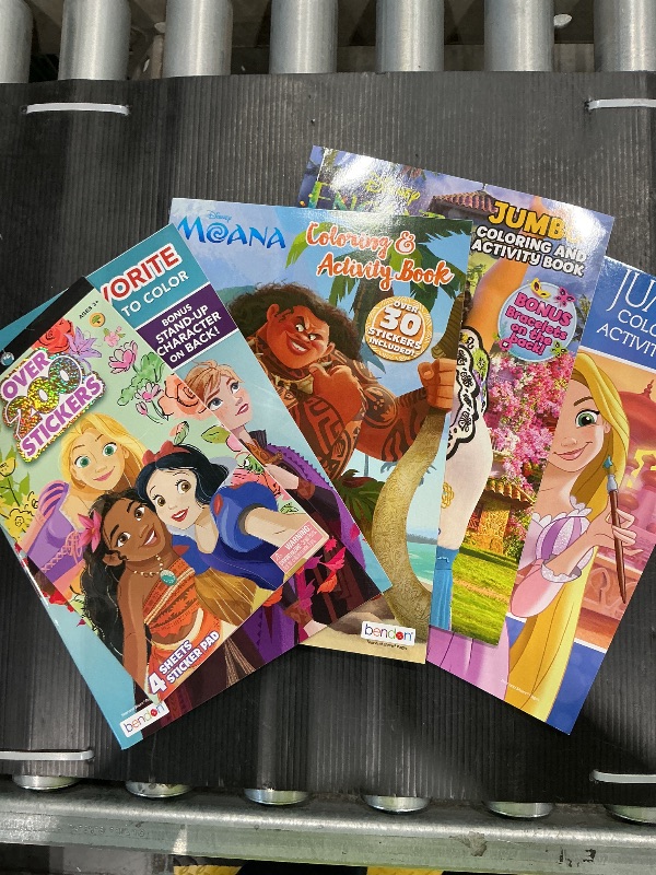 Photo 1 of *USED*
Disney Princess Coloring Book Activity Set for Kids Featuring Disney Princess, Encanto, Moana and Frozen