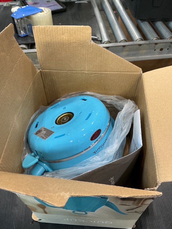 Photo 1 of ***MISSING PIECE*** ***READ CLERK NOTES*** Anfilank Electric Gooseneck Kettle, 1L 1500W Fast Boil, 100% Stainless Steel BPA Free Pour-Over Coffee & Tea Kettle, Water Boiler with Auto Shut & Boil-Dry Protection, Turquoise