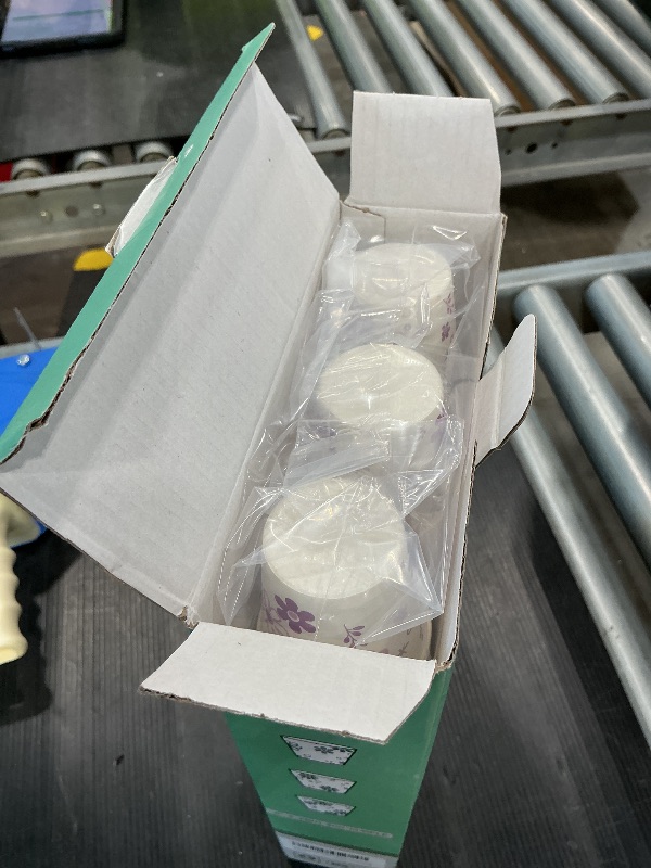 Photo 1 of [300 Pack] 3oz Disposable Bathroom Cups, Paper Mouthwash Cups, Cold Disposable Drinking Cup for Party, Picnic, BBQ, Travel, and Event, Purple Floral