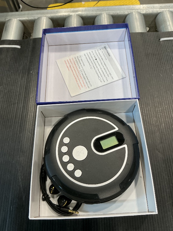 Photo 1 of ***MISSING CHARGER*** Portable CD Player with Dual Stereo Speakers?Rechargeable Discman with Anti-Skip Protection, CD Player for Car and Travel by Rindol