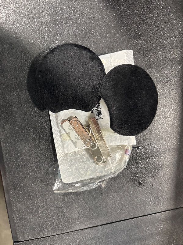 Photo 1 of *NO INSTRUCTION**Magnetic Mouse Ears Attach to Any Hat? Removable Mouse Ears for Men Women Boys and Girls Black