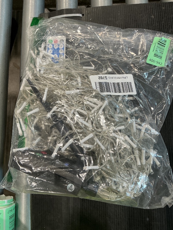 Photo 1 of ***READ CLERK NOTES*** Whywhife Upgraded Solar Curtain Lights Outdoor Garden Fairy String Lights 300 LED 8 Modes Remote Control Waterproof Waterfall Lights for Gazebo Patio Party Festival Wedding Christmas Decorations(Warm)