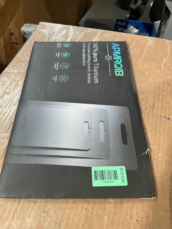 Photo 1 of **MISSING 1 ***APMRQIB Titanium Cutting Boards for Kitchen,100% Pure Titanium Cutting Board Set of 3, Double Sided Non Toxic Cutting Board, Hygiene Durable Dishwash