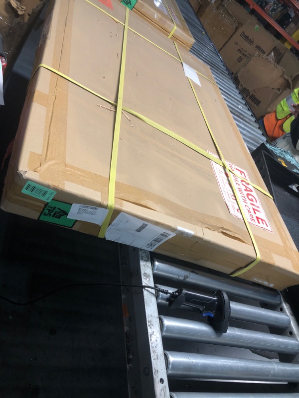 Photo 1 of ***FACTORY SEALED*** ROOMTEC 48X30 Inch Led Mirror for Bathroom,Backlit Lighted,Anti-Fog, Dimmable, Vertical & Horizontal Mount (Square-48 * 30",Frosted), Silver