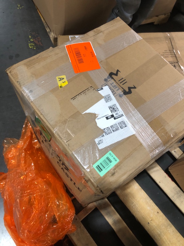 Photo 1 of *** PARTIAL SET *** Easyair Inflatable Bounce House for Kids, 14.3 x 12.5 FT Bouncy Castle Jumper Slide with 520W Blower, Basketball Hoop, Throwing Ball Game, Ball Pits, Red