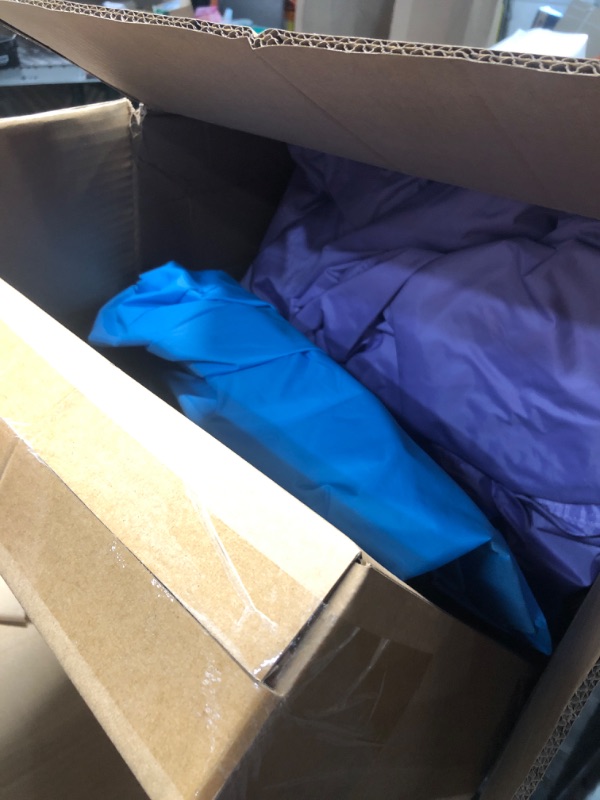 Photo 1 of *** PARTIAL SET *** Easyair Inflatable Bounce House for Kids, 14.3 x 12.5 FT Bouncy Castle Jumper Slide with 520W Blower, Basketball Hoop, Throwing Ball Game, Ball Pits, Red