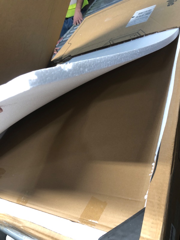 Photo 1 of ***FACTORY SEALED*** Fkhouse 11 Drawers Glass Top Vanity Desk with Chair, Crystal Handles Makeup Vanity with Mirror and Lights, Dressing Table with Power Outlet, Adjustable Lighting Modes, White