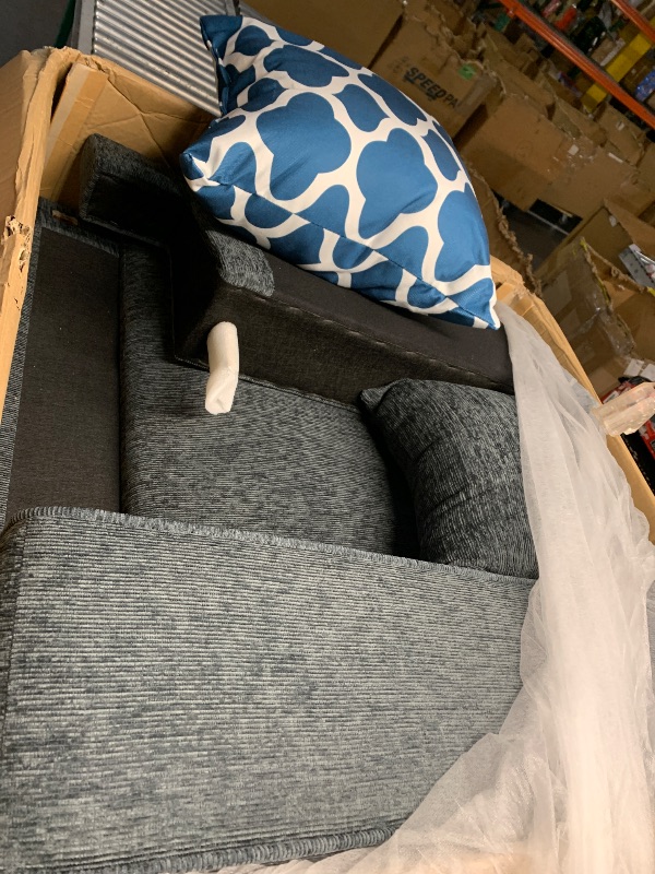 Photo 1 of *** PARTIAL SET *** Ball & Cast LEFT ARM CHAIR Dark Gray