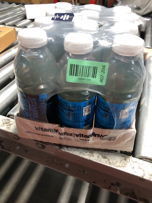 Photo 1 of ***EXP: 01/05/26*** vitaminwater Blue Raspberry Limeade Elevate Nutrient Enhanced Water Beverage 20 oz. 12 pack