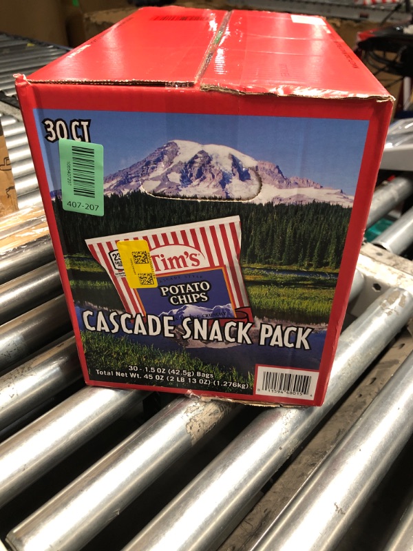 Photo 1 of ***EXP: 02/09/26*** Tim's Cascade Style Potato Chips, Variety Pack, 30 Count