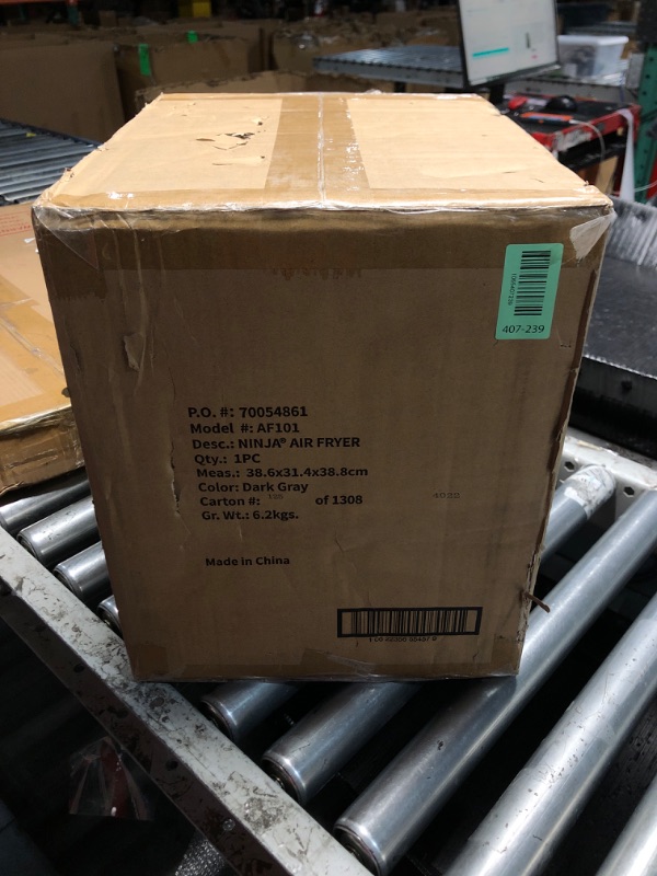 Photo 1 of ***FACTORY SEALED*** Ninja | Air Fryer | 4 QT Capacity | 4-in1 Roast, Crisp, Roast, Reheats, & Dehydrates | Dishwasher Safe Parts | Includes 20 Easy & Healthy Recipes | Compact | Grey | AF101