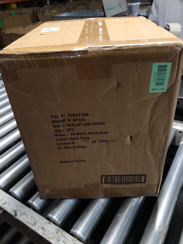 Photo 1 of ***FACTORY SEALED*** Ninja | Air Fryer | 4 QT Capacity | 4-in1 Roast, Crisp, Roast, Reheats, & Dehydrates | Dishwasher Safe Parts | Includes 20 Easy & Healthy Recipes | Compact | Grey | AF101