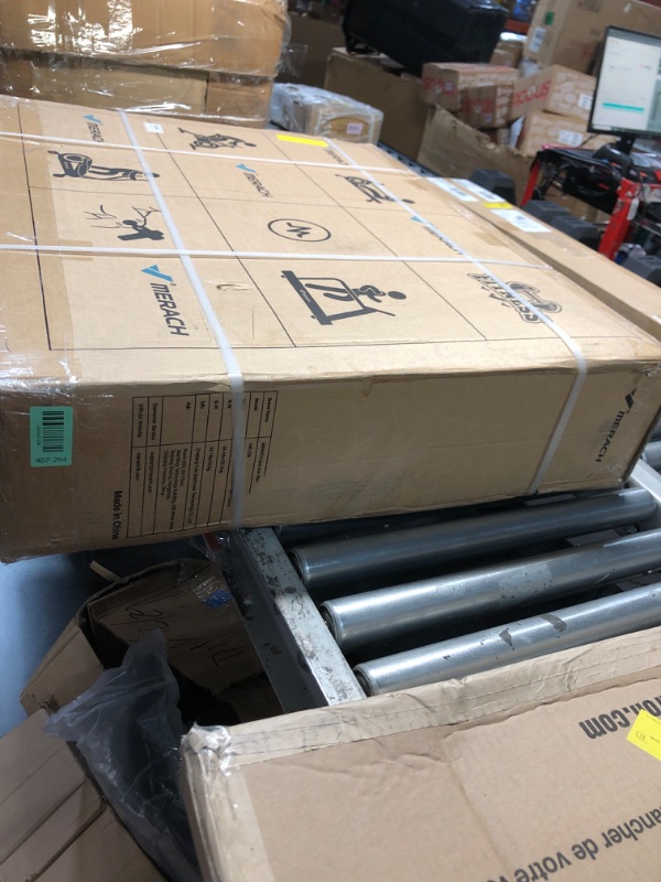 Photo 1 of ***FACTORY SEALED*** MERACH Exercise Bike Indoor Stationary Cycling Bike with 350lbs Weight Capacity 100 Resistance with LED Monitor Free APP Silent Belt Drive and Comfort
