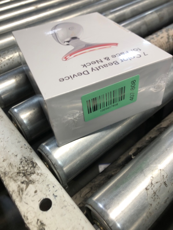 Photo 1 of ***FACTORY SEALED*** ELISHINE 7 Color Face and Neck Massager Light Therapy, Red Light Based Facial Massager for Skin Care, Smoothing, Firming (White)