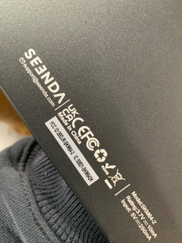 Photo 1 of ***MISSING DONGLE***
seenda Bluetooth Keyboard and Mouse Combo for Mac, SKM64-2 Rechargeable Slim Wireless Keyboard Mouse Compact, 3 Multi-Device Connection, Compatible for Mac, MacBook Pro/Air, iPad, iPhone, Black Gray