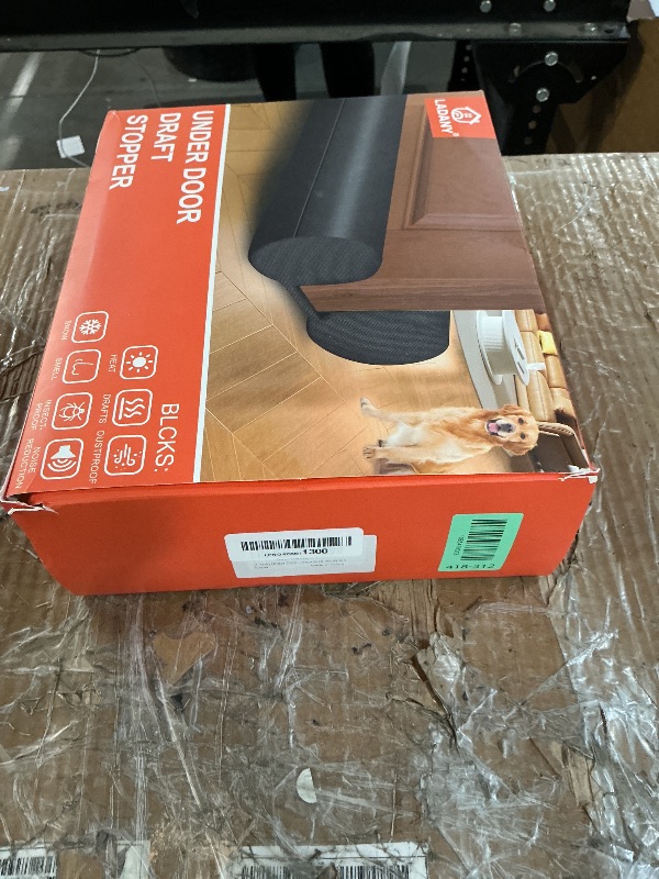 Photo 1 of (2 Pack) Under Door Draft Stopper, Under Door Blocker Size of Adjustable Size from 30" to 36", Easy Install,Gap Filler, Reduces Air Draft, Noise & Sound, Door Seal for Improved Insulation