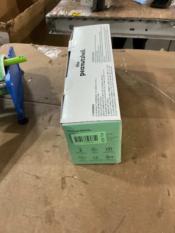 Photo 1 of ***MISSING PARTS***
The Peanutshell Crib Mobile for Boys or Girls - White Musical Baby Crib Mobile with 12 Lullabies, Jungle Animal, Baby Safari Animals Nursery Decor