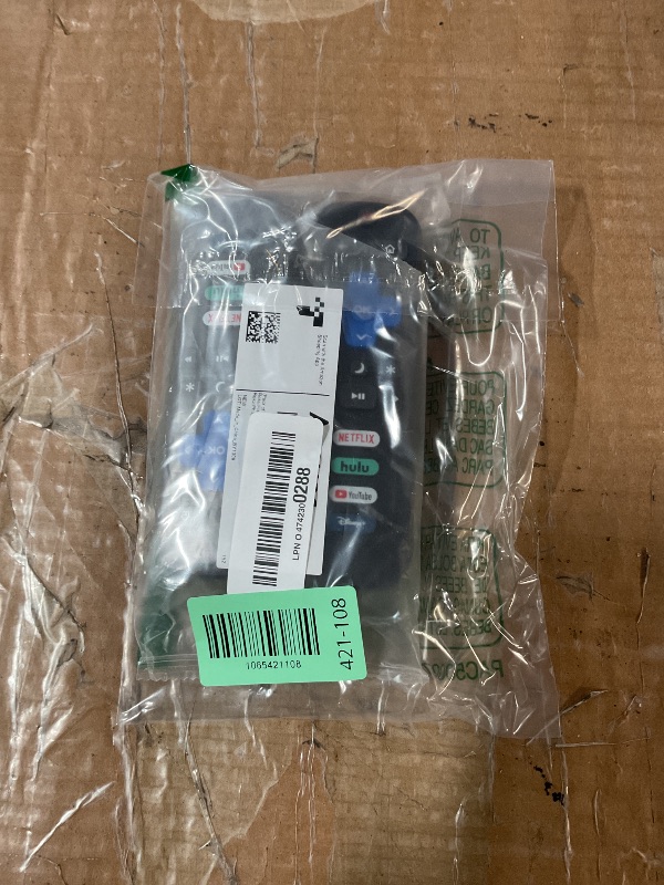 Photo 1 of (Pack of 2) Replacement Remote Control Only for Roku TV, Compatible for TCL Roku/Hisense Roku/Onn Roku/Sharp Roku/Element Roku/Westinghouse Roku/Philips Roku Smart TVs (Not for Roku Stick and Box)