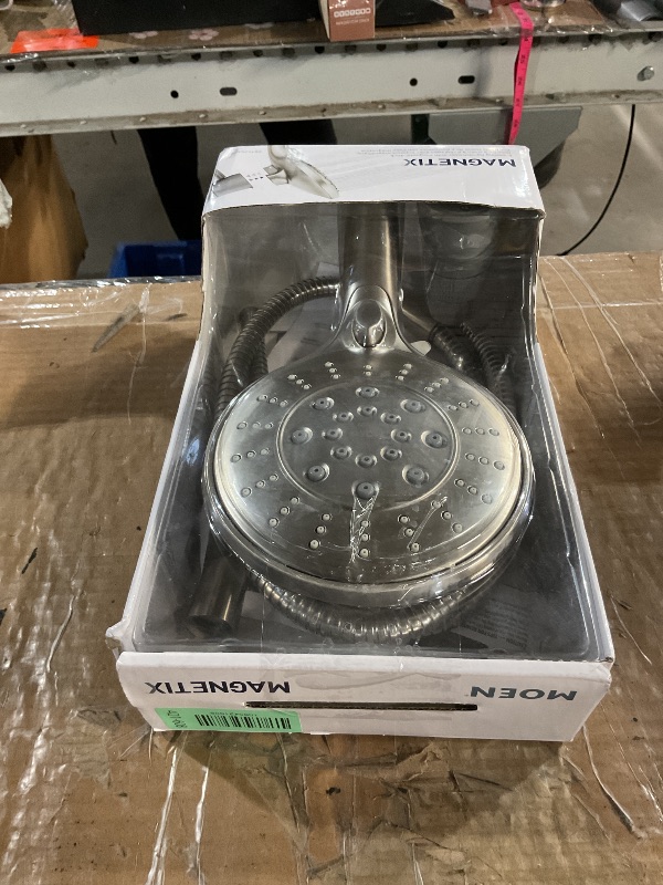 Photo 1 of *USED MISSING PIECES*Moen Engage Spot Resist Brushed Nickel Six-Function 5.5-Inch Removable Handheld Showerhead with Magnetic Docking System, 26112SRN