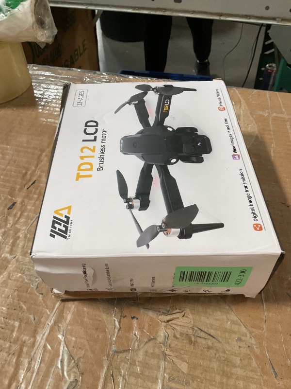 Photo 1 of ***DAMAGED - SEE NOTES/PICTURES*** Toladrone TD12LCD Drone with LCD Screen Remote Control Brushless Motor WiFi Real-time Transmission Drones for Adults Drone with Camera Foldable Quadcopter for Beginners